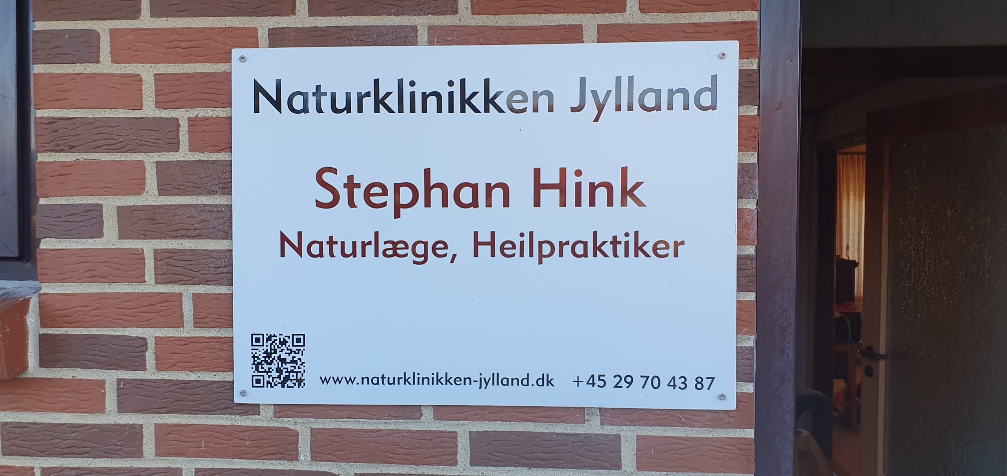 Schild Naturklinikken Jylland